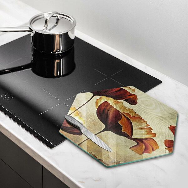 Kitchen worktop protector Painted boho flowers