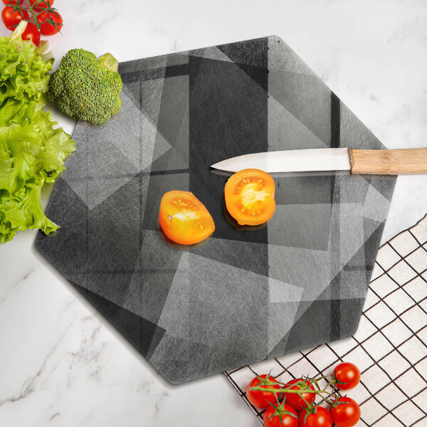 Chopping board glass Geometric abstraction