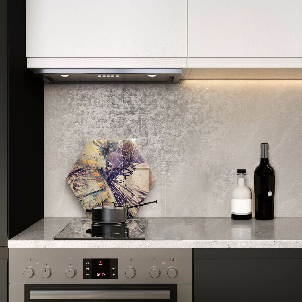 Chopping board glass Modern composition