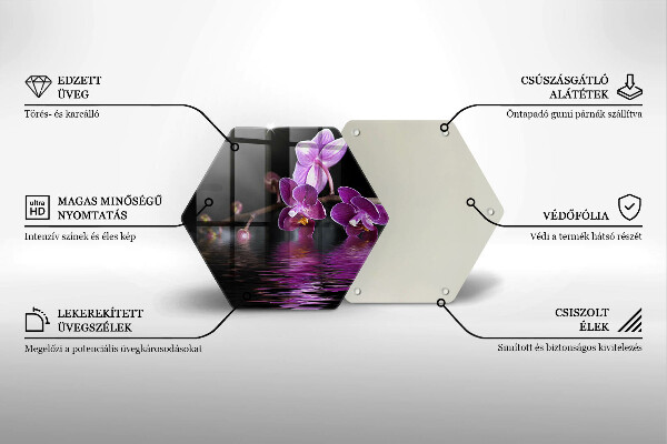 Cutting board Orchid Water Zen