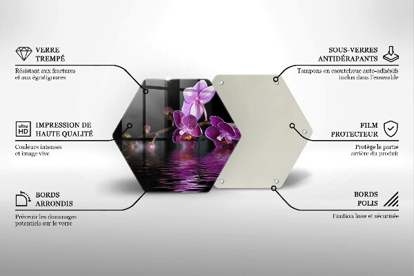 Cutting board Orchid Water Zen