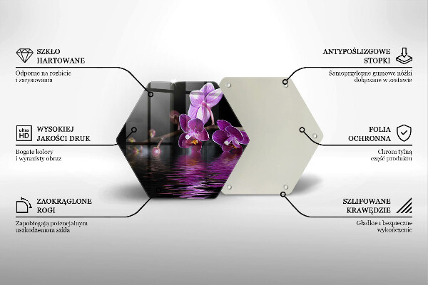 Cutting board Orchid Water Zen