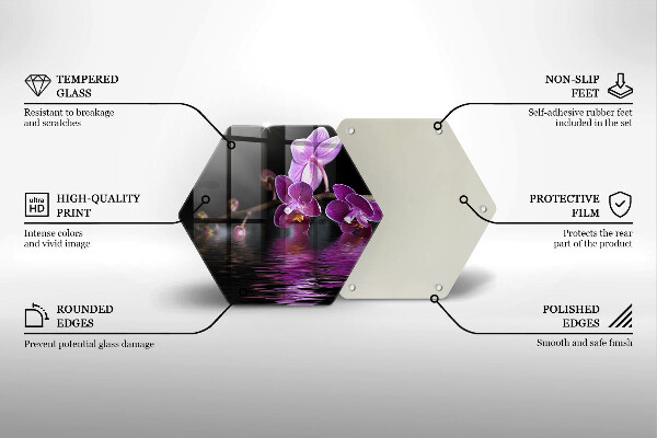 Cutting board Orchid Water Zen