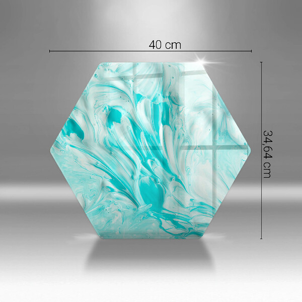 Chopping board glass Paints abstraction