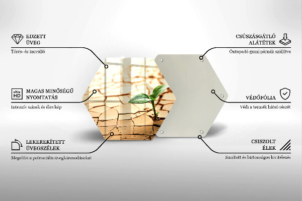 Kitchen worktop protector Lonely plant