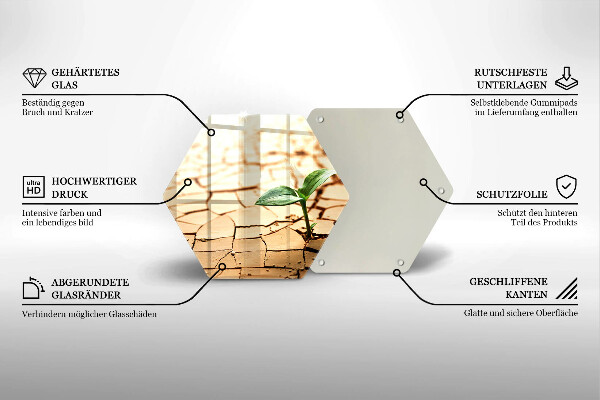 Kitchen worktop protector Lonely plant