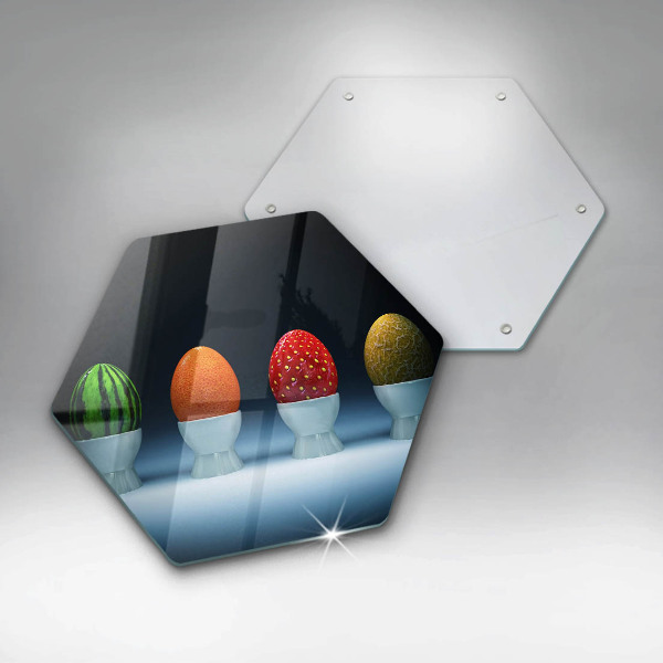 Kitchen worktop protector Abstraction egg fruits