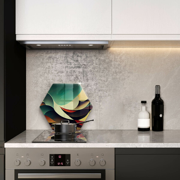 Chopping board glass Shape abstraction