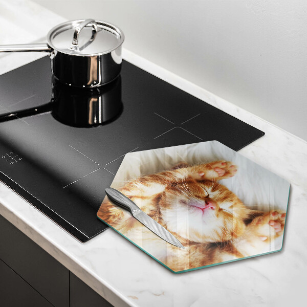 Kitchen worktop protector Little sweet kitty
