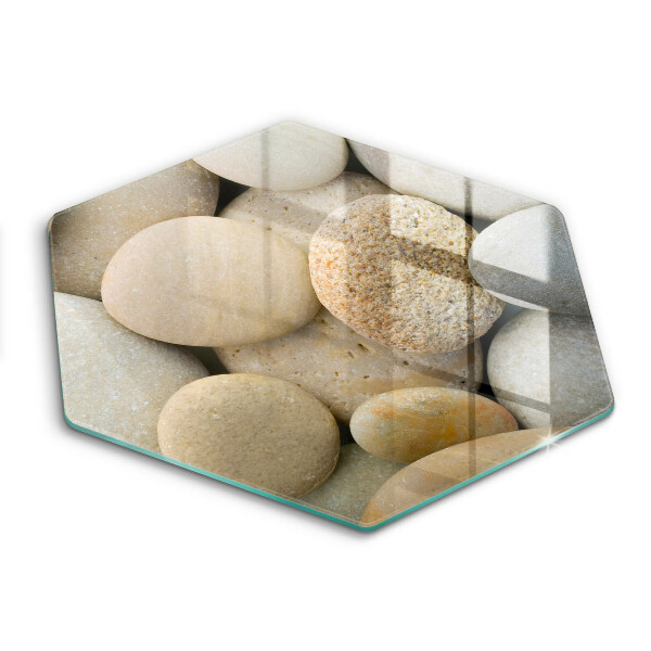Cutting board Oval stone pattern