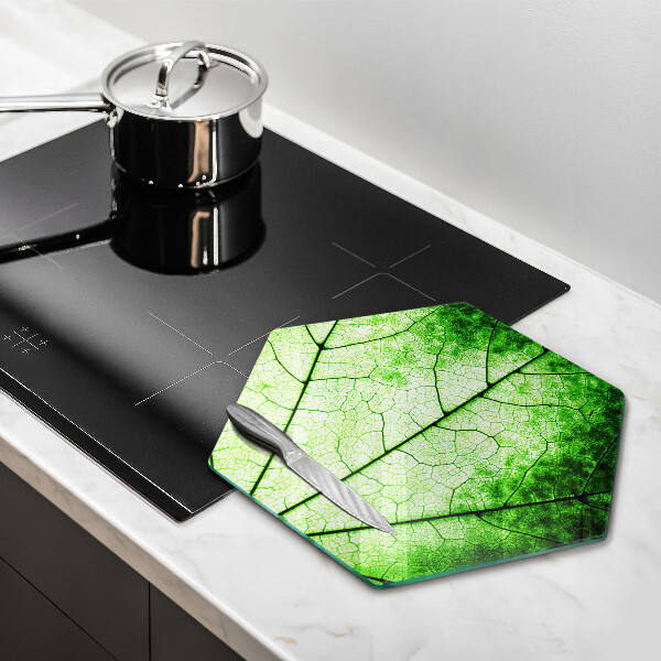 Chopping board Decorative leaf