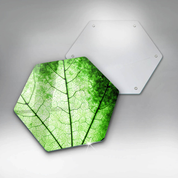 Chopping board Decorative leaf
