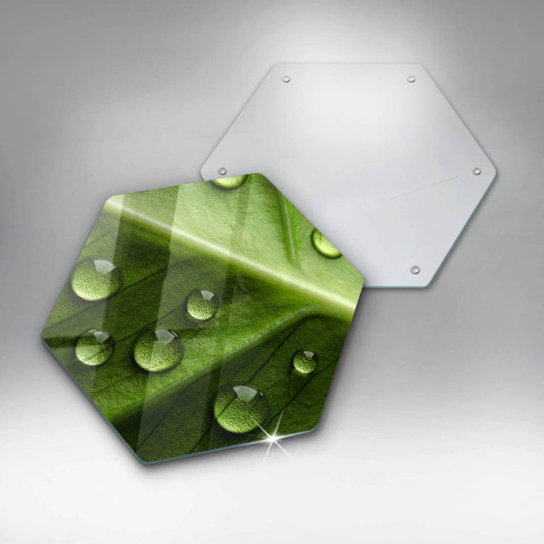 Chopping board Nature Rosa and Leaf