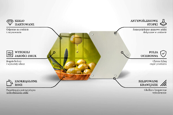 Chopping board Tasty olives