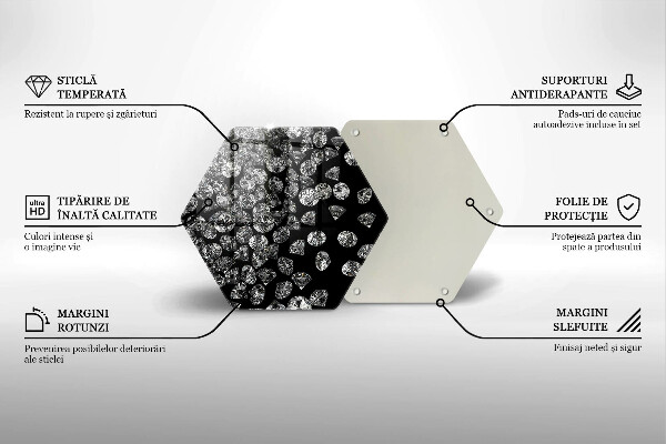 Kitchen worktop protector Diamonds