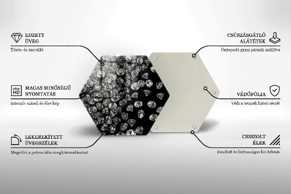 Kitchen worktop protector Diamonds