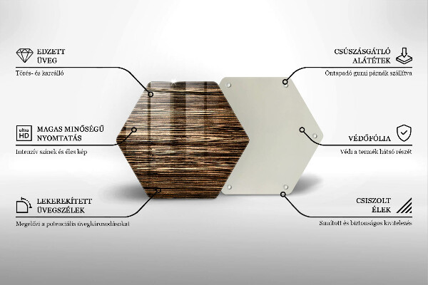 Kitchen worktop protector Wood texture