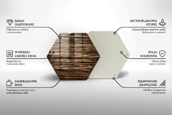 Kitchen worktop protector Wood texture