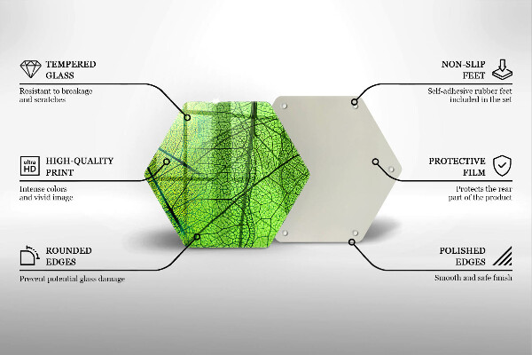 Kitchen worktop protector Natura leaves