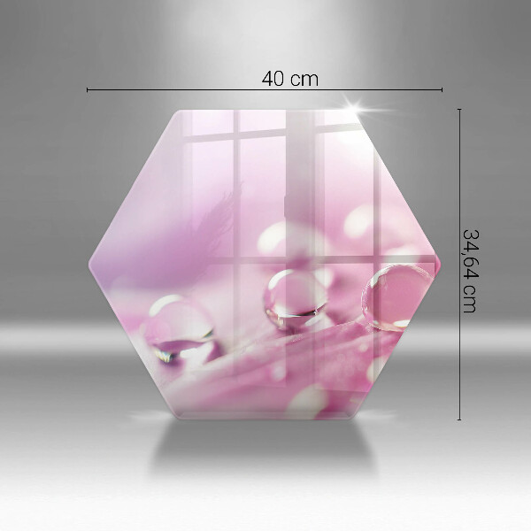 Kitchen worktop protector Rosa flower petals