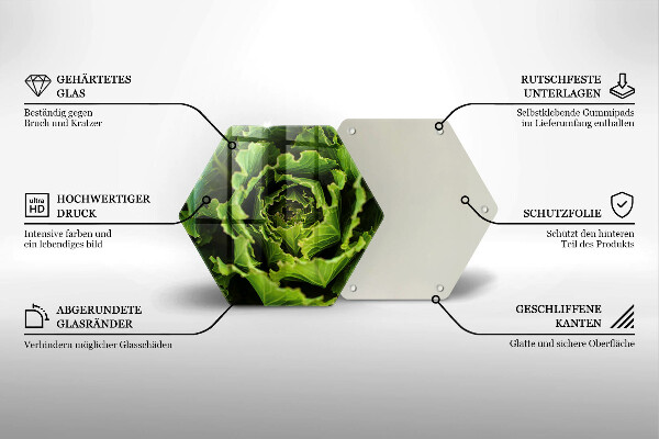 Kitchen worktop protector Food - lettuce