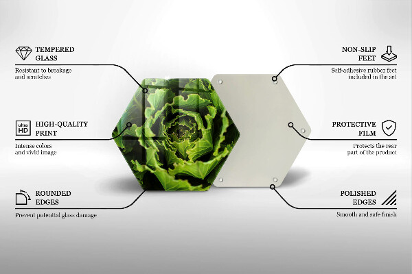 Kitchen worktop protector Food - lettuce