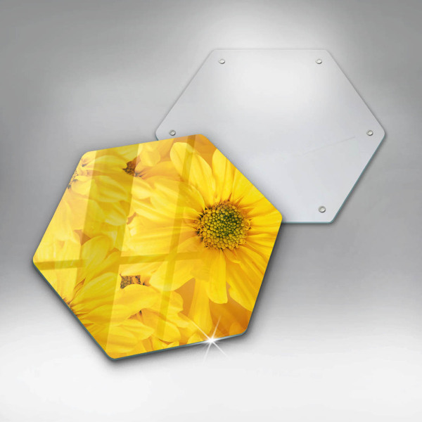 Kitchen worktop protector Flowers petals