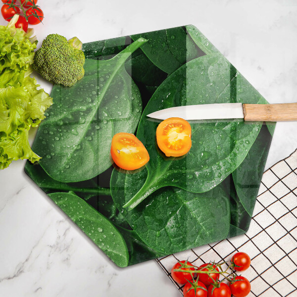 Kitchen worktop protector Basil leaves
