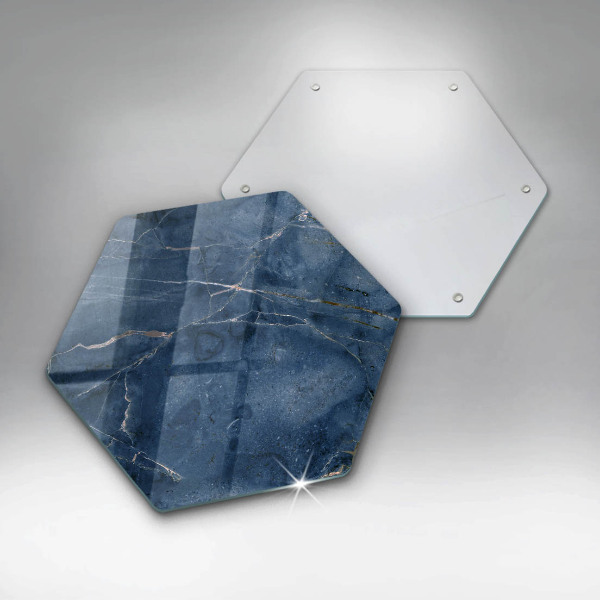 Chopping board glass Stone texture marble