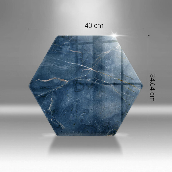 Chopping board glass Stone texture marble