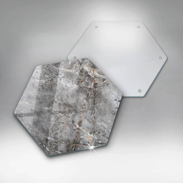 Chopping board glass Stone texture