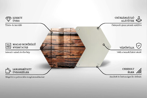 Glass chopping board Decorative wood boards