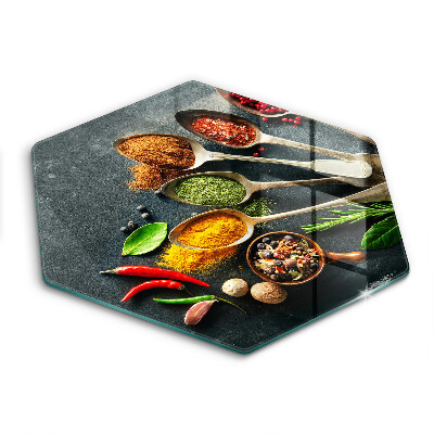 Chopping board glass Kitchen spices