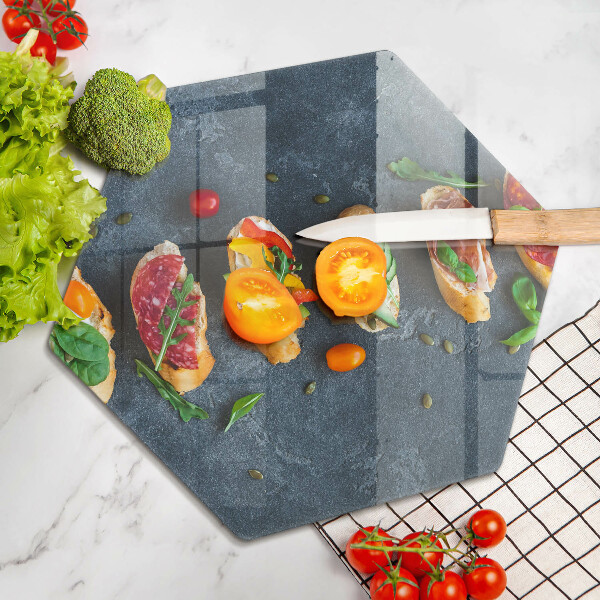 Chopping board glass Colorful Sandwiches