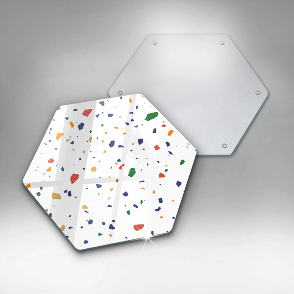 Chopping board glass Colored gres