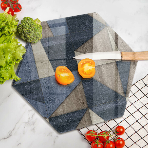 Chopping board glass Geometric abstraction