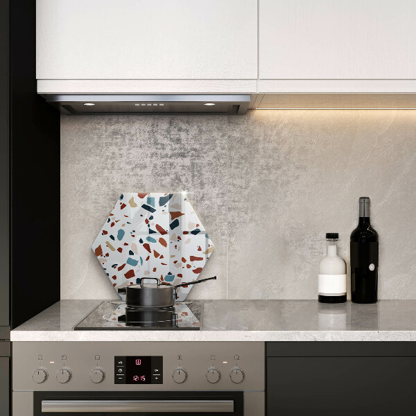 Chopping board glass Decorative stone