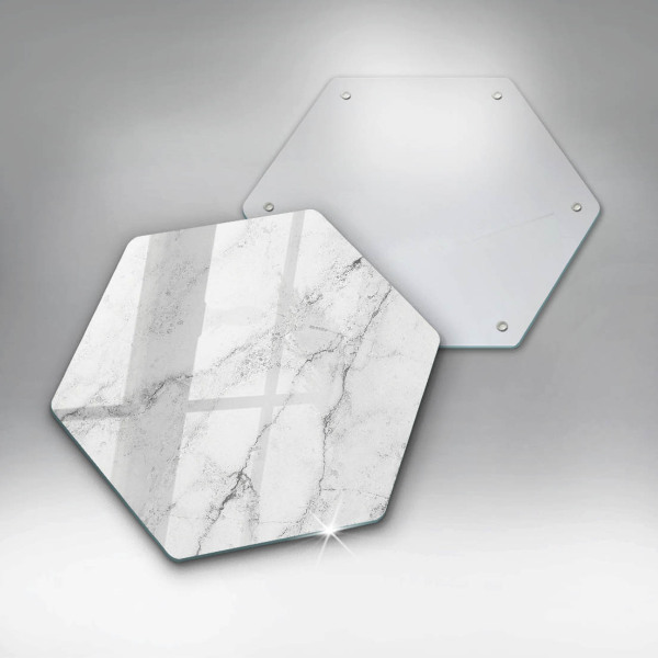 Kitchen worktop protector Elegant marble texture