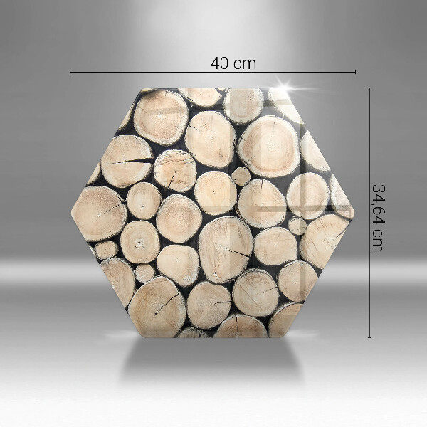 Kitchen worktop protector Wood trunks of the tree