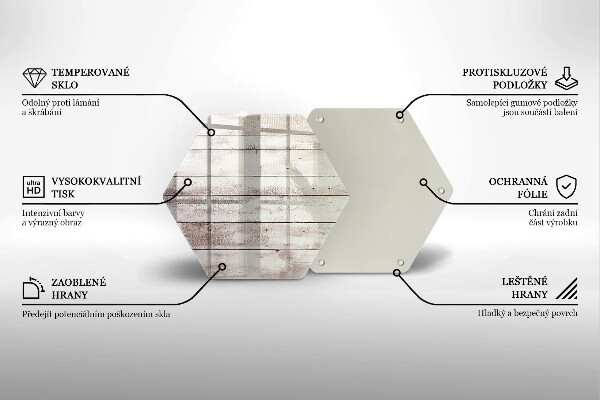 Kitchen worktop protector Old wood boards