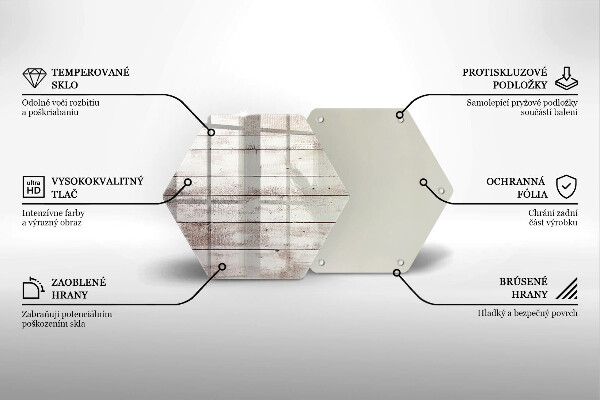 Kitchen worktop protector Old wood boards