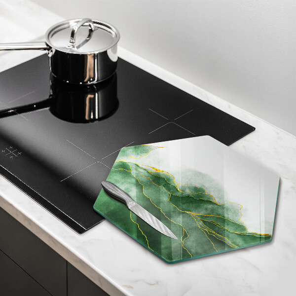 Chopping board glass Abstraction nature