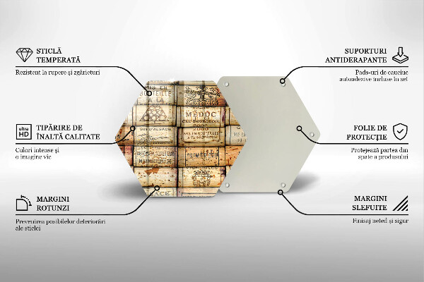 Cutting board Old wine corks