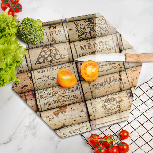 Cutting board Old wine corks