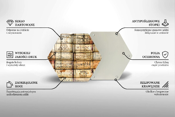 Cutting board Old wine corks