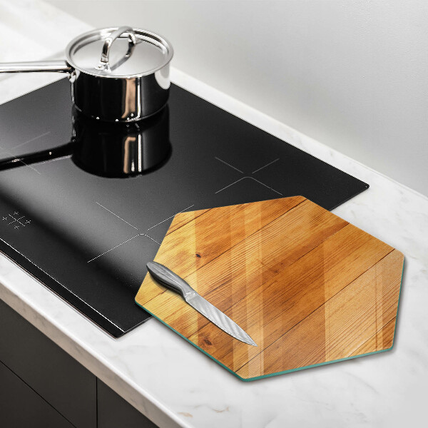 Chopping board glass Wooden planks