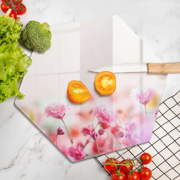 Chopping board glass Flower meadow