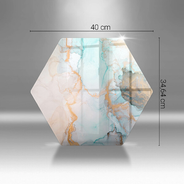 Chopping board glass Marble abstraction