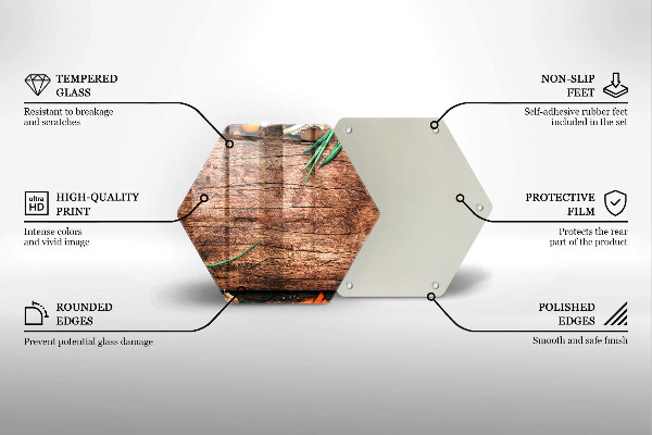 Chopping board glass Wooden kitchen board