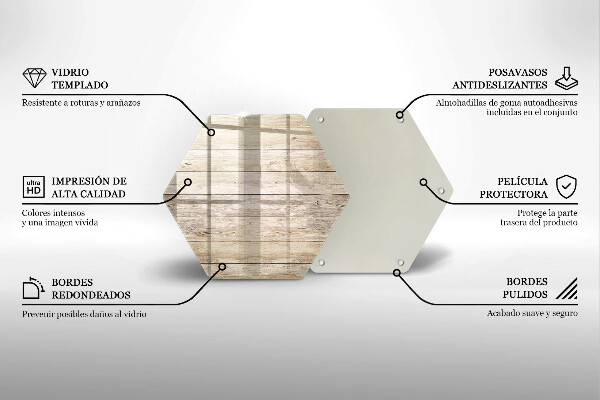 Chopping board glass Wooden planks